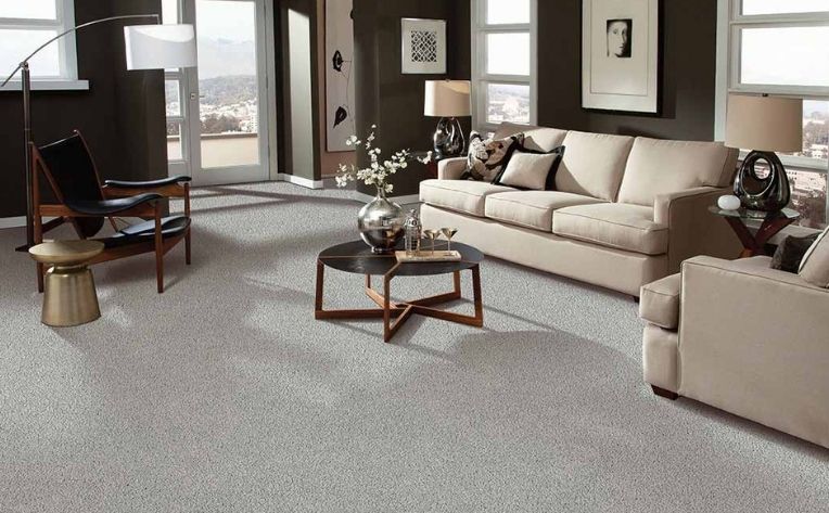 إعداد غرفة المعيشة السجاد الأرضيات